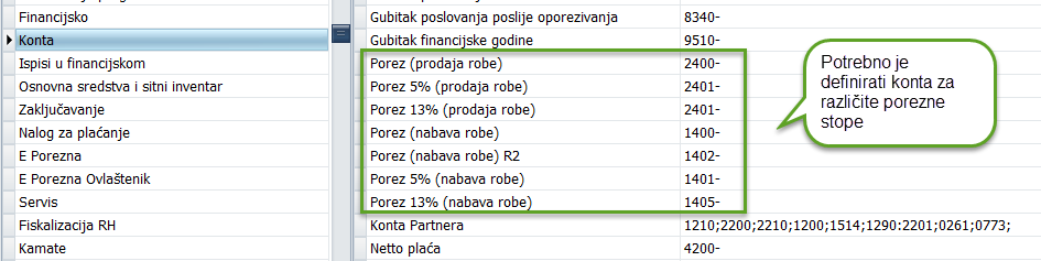 automatsko slanje konto